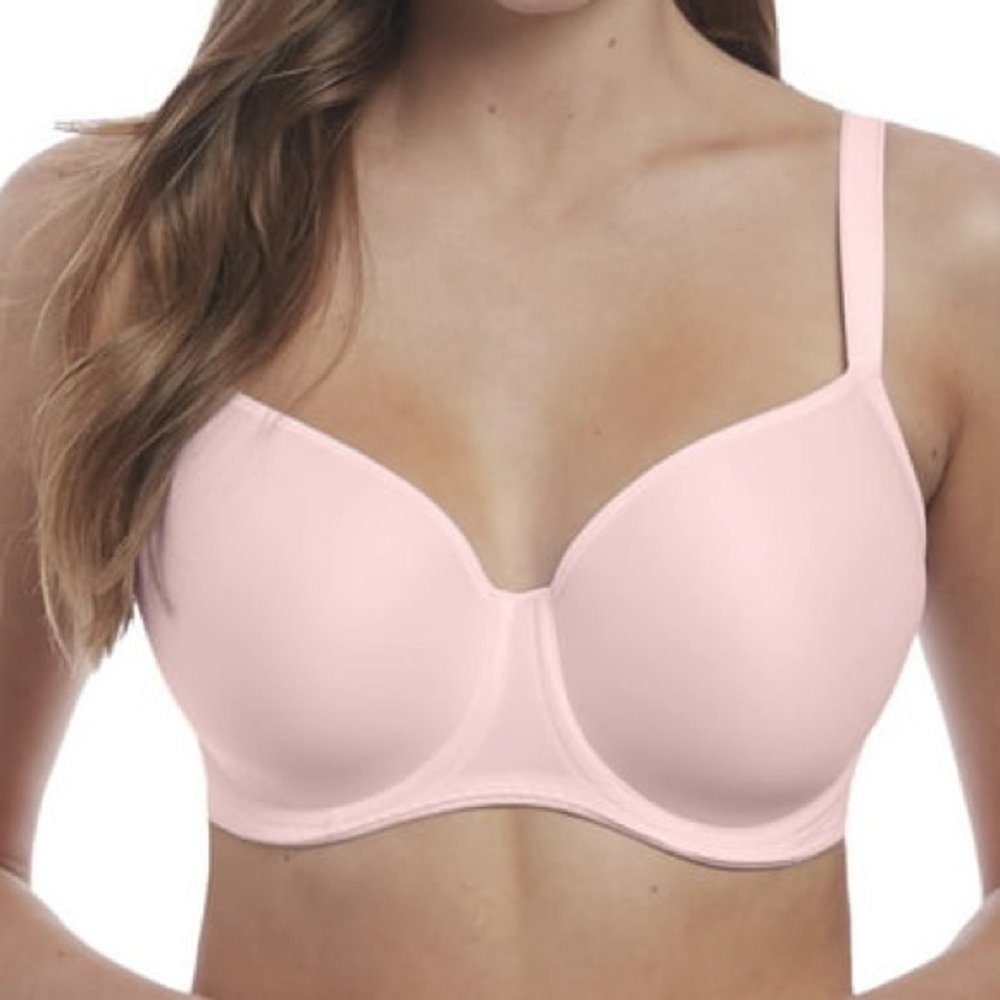 FREYA pink T-Shirt Lined Underwire Bra US Size 34 K NWOT